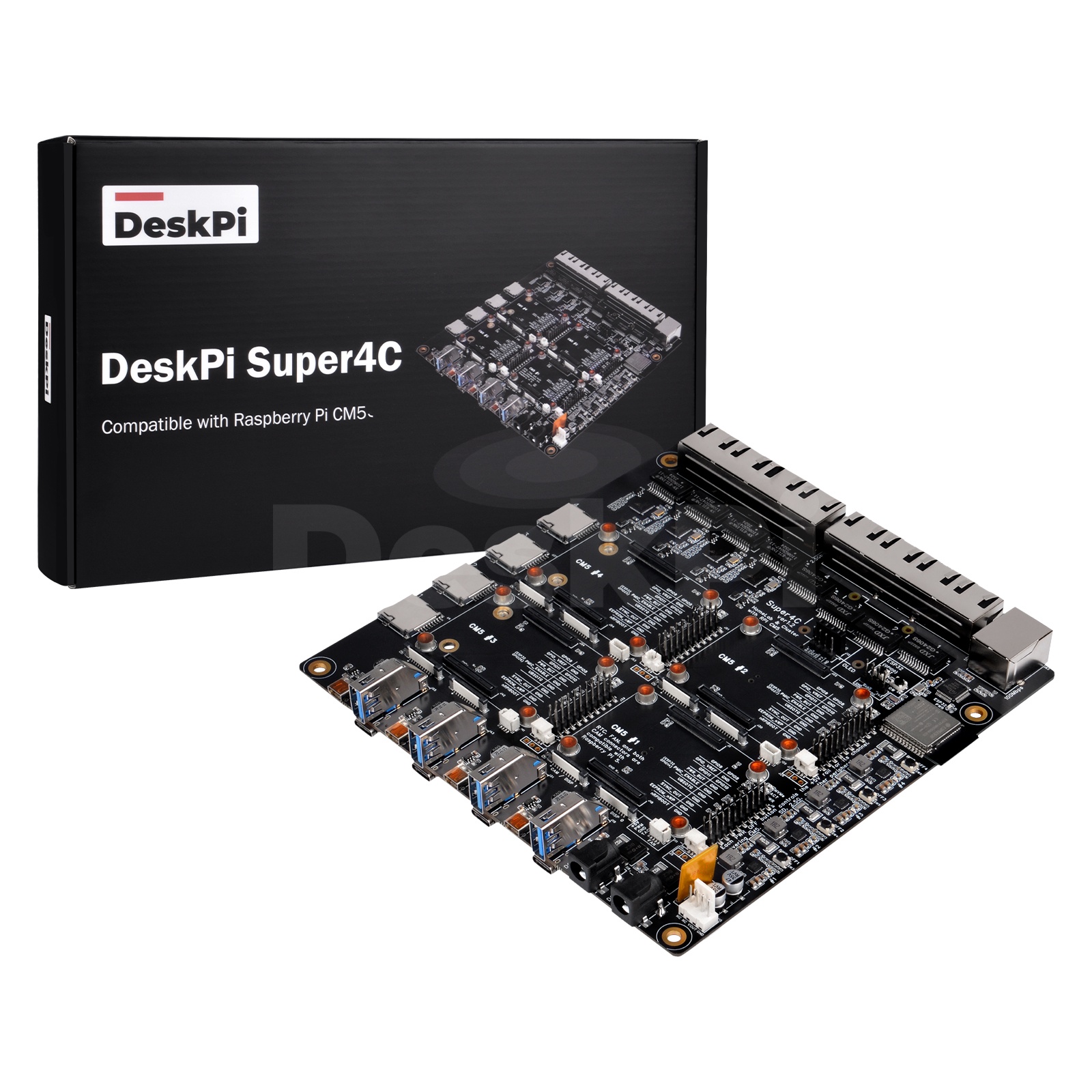 Deskpi Super6C - DeskPi Super4C 라즈베리 파이 CM5 클러스터