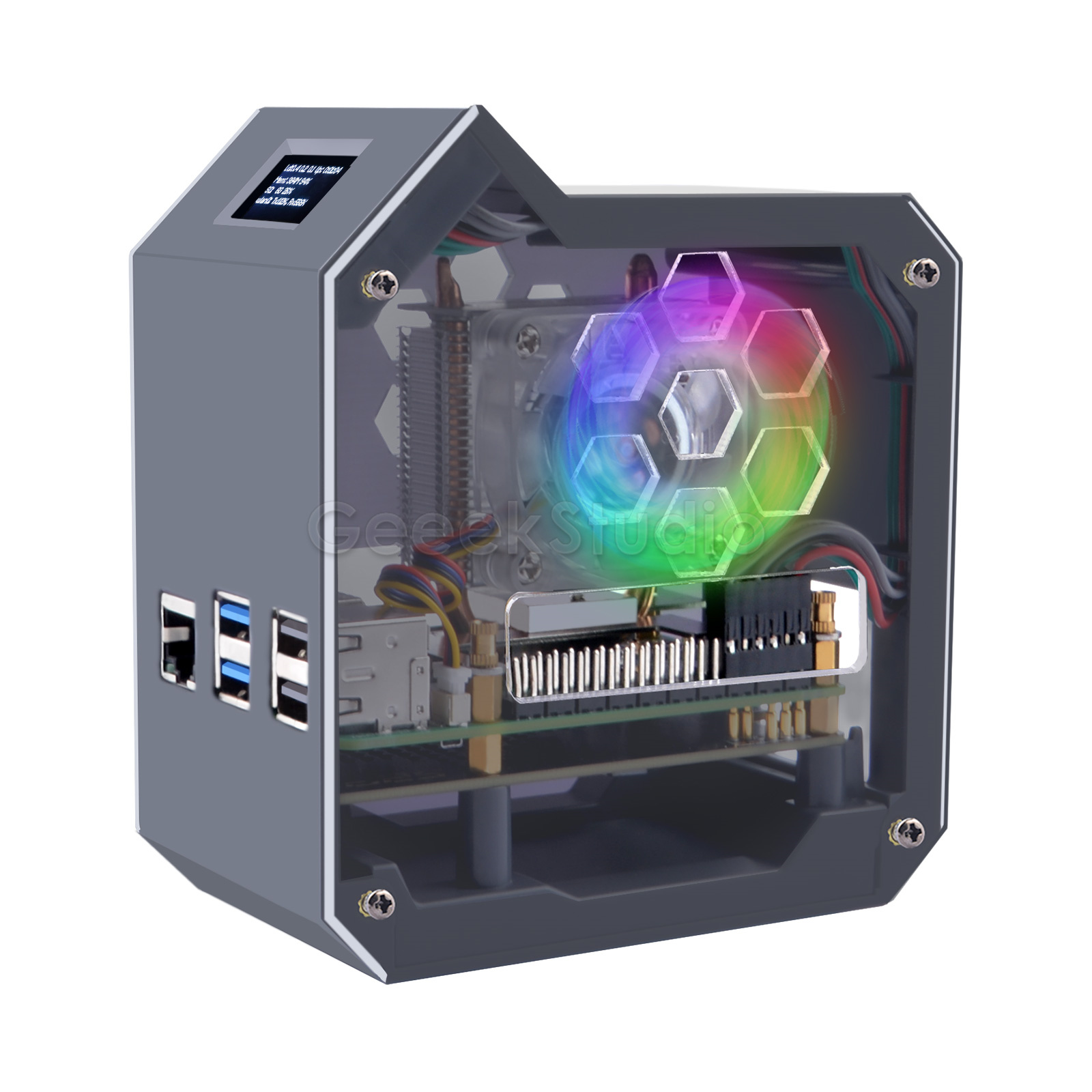 Turing Pi 2 - N07 Minitower NVMe NAS 키트, 아이스