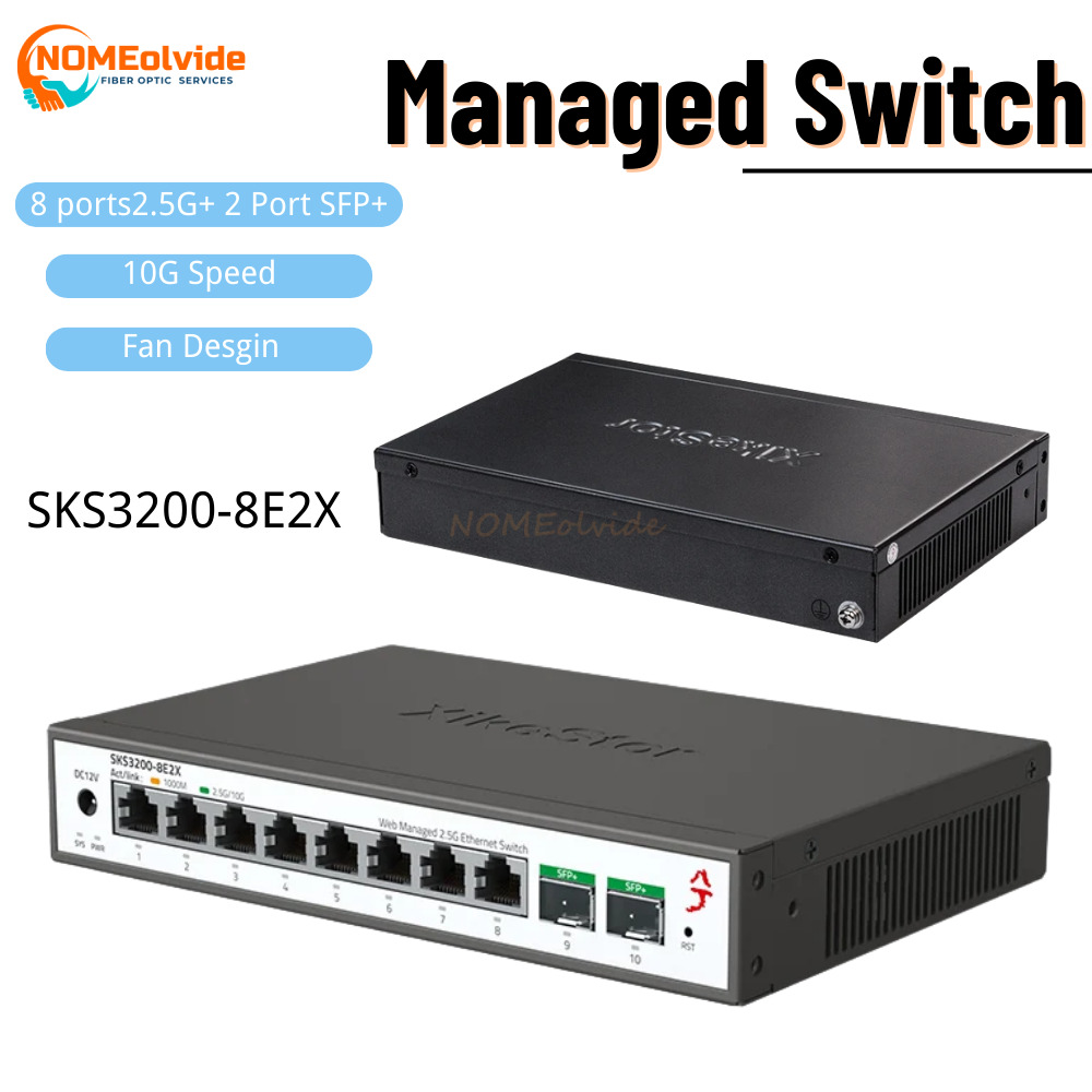 SKS3200 XikeStor 10포트 L2 간편 관리 - Sfp+ 10G Managed Switch 8 Port 리뷰 및 가격